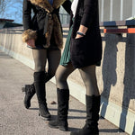 Jambes impeccables Faux collants chauds translucides