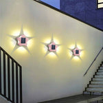 Applique solaire LED en forme d'étoile