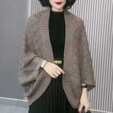 Châle court polyvalent à tricoter en forme de diamant pour femmes