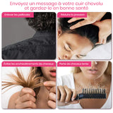 Massage du Cuir Chevelu Brosse à Shampooing