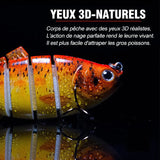 Jeu de leurres de natation bioniques