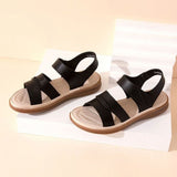 Sandales Velcro Confortables Pour Femmes