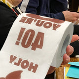 Papier toilette décoratif amusant