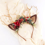 Bandeau de costume en bois de cerf