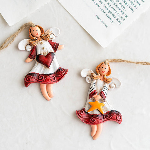 Pendentif Ange Vintage en Résine