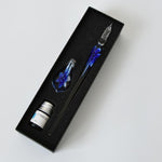 Stylo de Calligraphie en Verre avec Encre et Porte-stylo