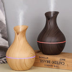 Humidificateur d'air de vases avec veines de bois