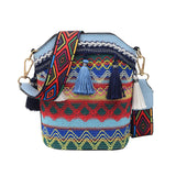 Sac à bandoulière tressé