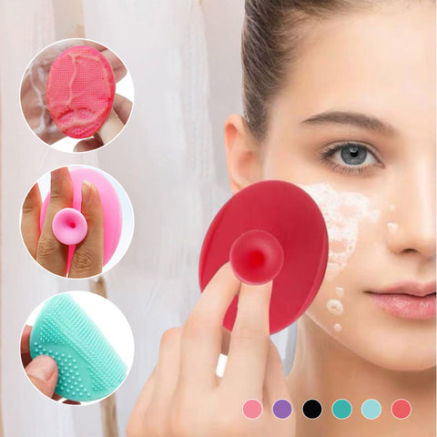Mini brosse exfoliante en silicone pour le visage (2 pièces)