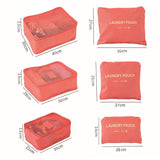 6 PCS Sacs D’Emballage De Bagages En Cube Rangement Voyage - ciaovie