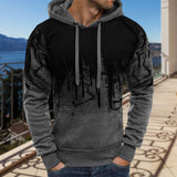 Sweat à Capuche Imprimé à la Mode pour Hommes