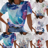 T-shirt décontracté à manches courtes