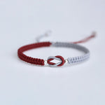 Bracelet Tressé Fait Main Relié