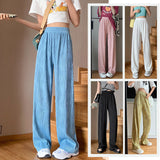 Pantalon ample décontracté pleine longueur pour femmes