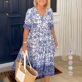 Robe Bohème à Col en V