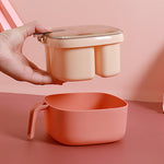 Boîte de quatre assaisonnements avec couvercle