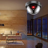 Fausse caméra de surveillance simulée avec lumière rouge