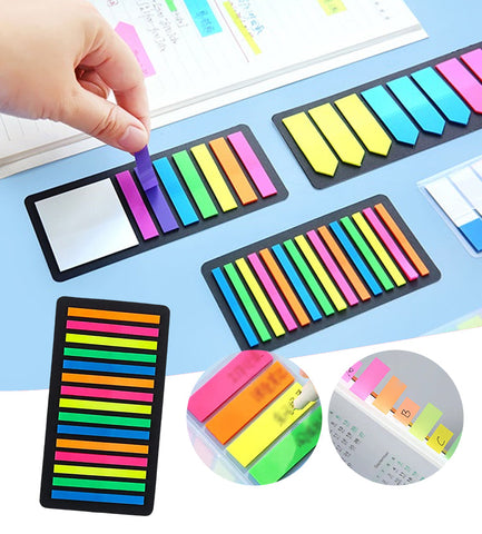 Notes autocollantes fluorescentes