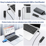 Enregistreur audio et vidéo portable d'extérieur