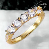 Bague à une Rangée Zircon