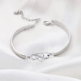 Rappelez-vous Toujours que Je t'aime Maman Bracelet Coeur d'amour pour Toujours