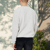 Pull ample à col montant en peluche