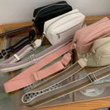 Petit sac bandoulière carré en cuir