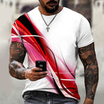 T-shirt à impression numérique pour hommes