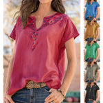 T-shirt ethnique occidental