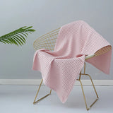 Serviette de Bain Gaufrée Super Absorbante et Respirante