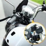 Serrure de sécurité multifonctionnelle pour casque de moto
