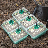 Plateaux de démarrage de graines avec lumière de croissance, 5 ensembles