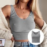 Gilet Rayé De Couleur Unie