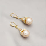 Boucles D'oreilles En Perles D'opale Á La Mode