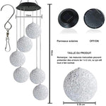 Lampes carillon à particules solaires pour l'extérieur