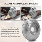Roue de façonnage d'angle en bois