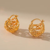 Boucles D'oreilles Découpées Á La Mode