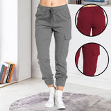 Pantalon cargo à poches latérales