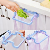 Support racleur porte-sac poubelle