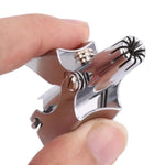 Tondeuse à poils de nez en acier inoxydable Safe Touch