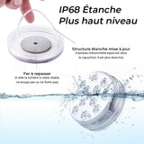 Lumière LED d'aspiration magnétique étanche télécommandée