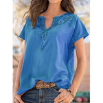 T-shirt ethnique occidental