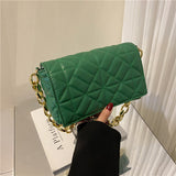 Sac à bandoulière à une épaule avec chaîne à la mode