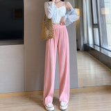 Pantalon ample décontracté pleine longueur pour femmes