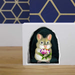 3D souris autocollant mural