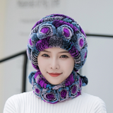 Chapeau en Fourrure de Lapin Rex