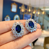 Ensemble de bijoux en saphir