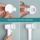 Saker Brosse de nettoyage électrique rechargeable