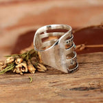 Bague Personnalisée en Argent Vintage