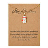 Collier en alliage de la série de Noël